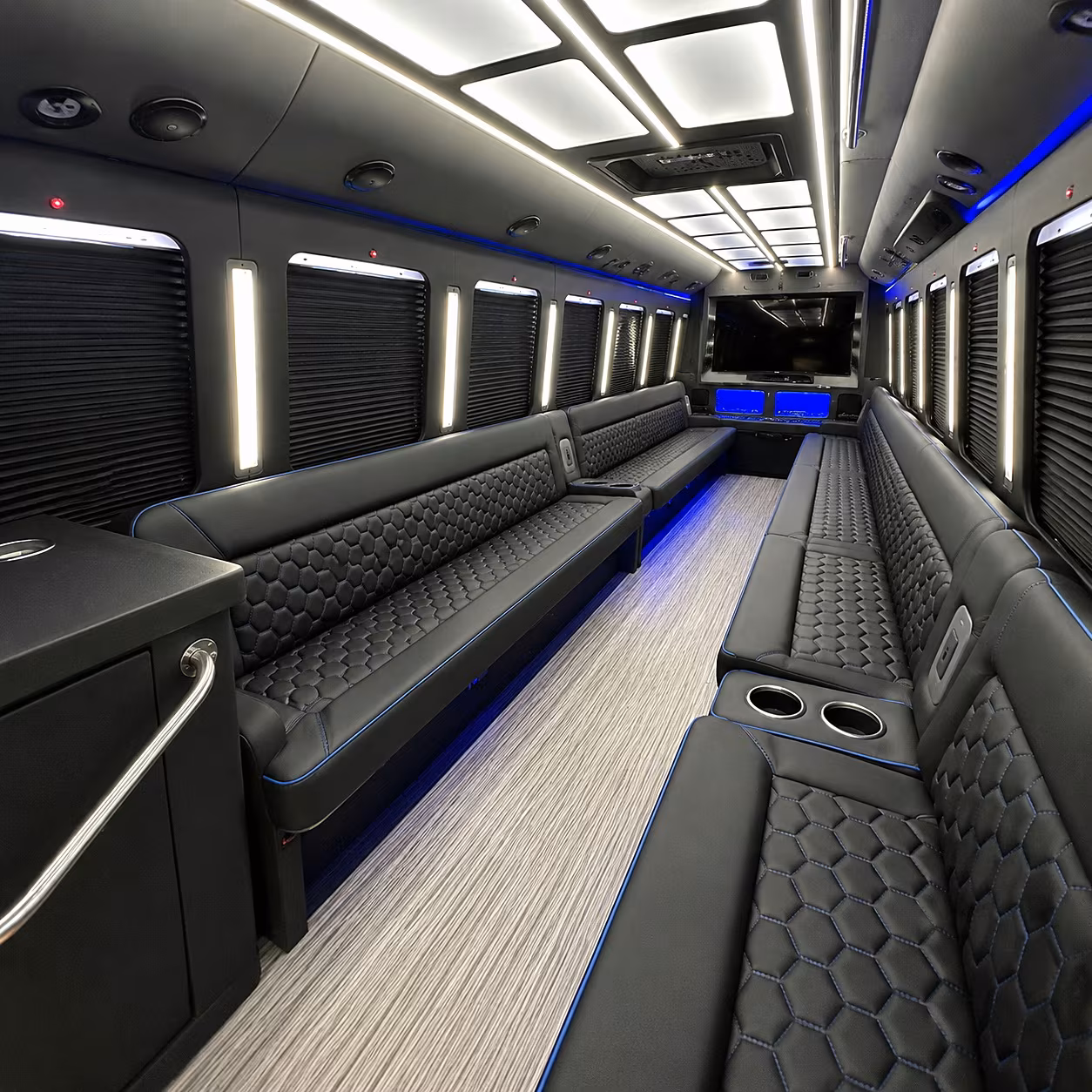 marysville party bus rental interior